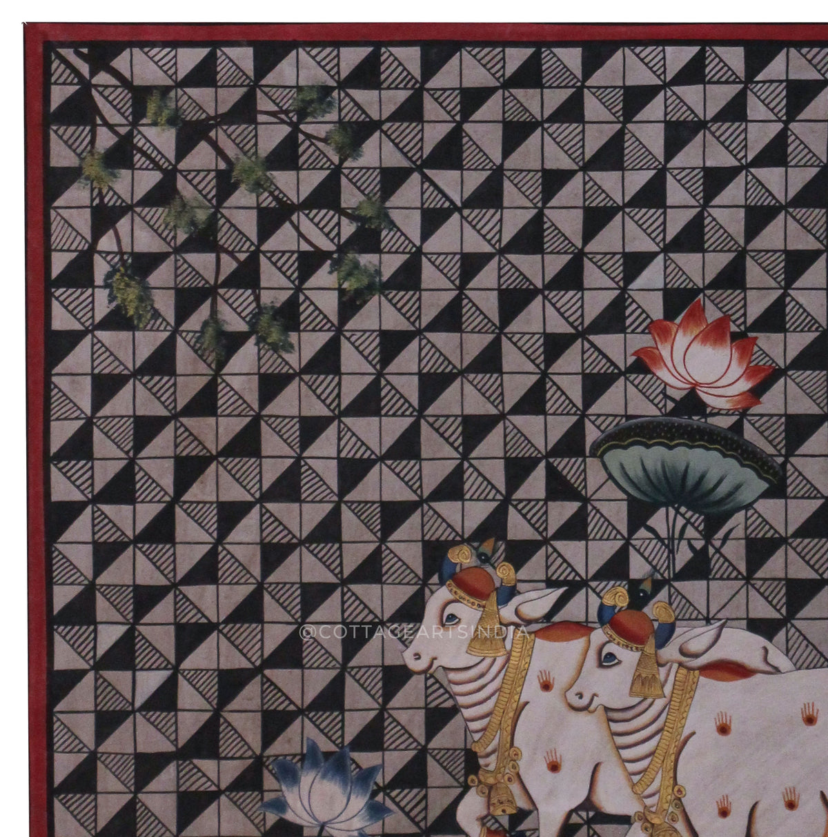Cow Pichwai Painting