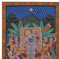 Shrinathji in Chandra Ratri Seva – Moonlit Nathdwara Pichwai