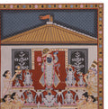 Shrinathji Annakut Darshan Pichwai Painting – Nathdwara Temple Festival Scene