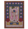 Shreenathji Pichwai Painting With Lotus