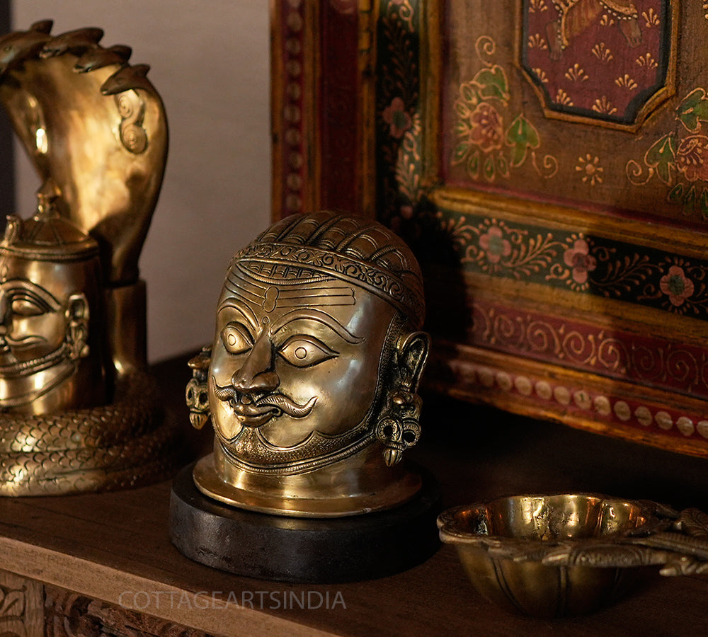 Brass Shiva Mukhlingam