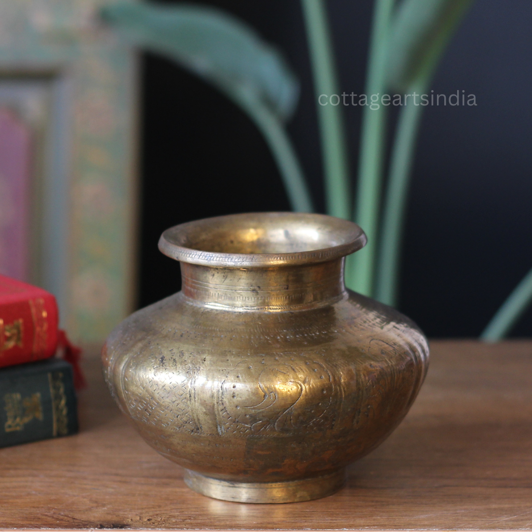 Brass Vintage Pot