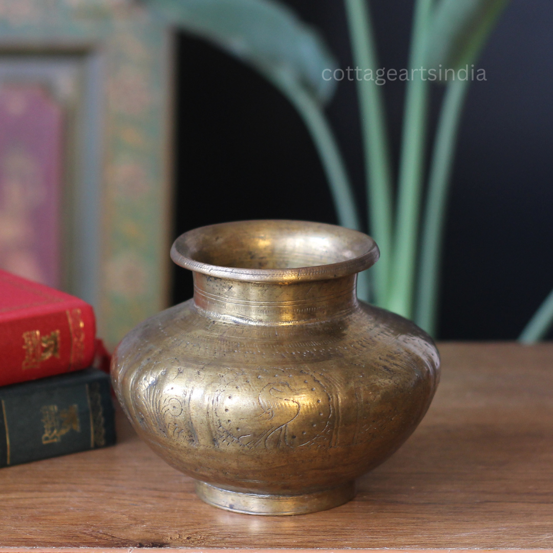 Brass Vintage Pot