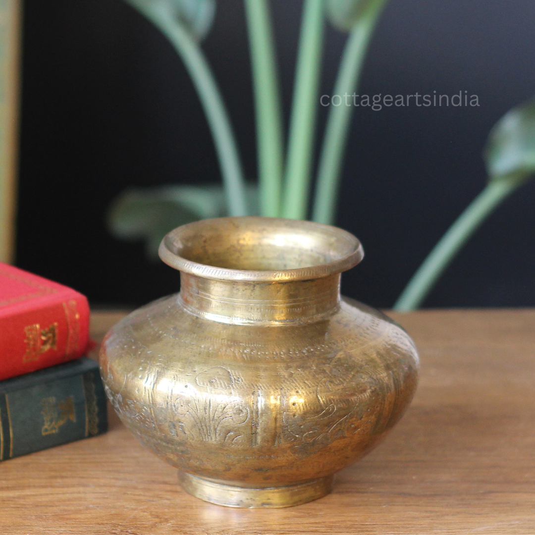 Brass Vintage Pot