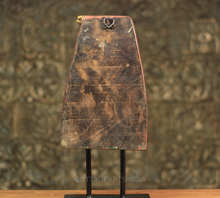 Vintage Wood /Stone Musician Apsara