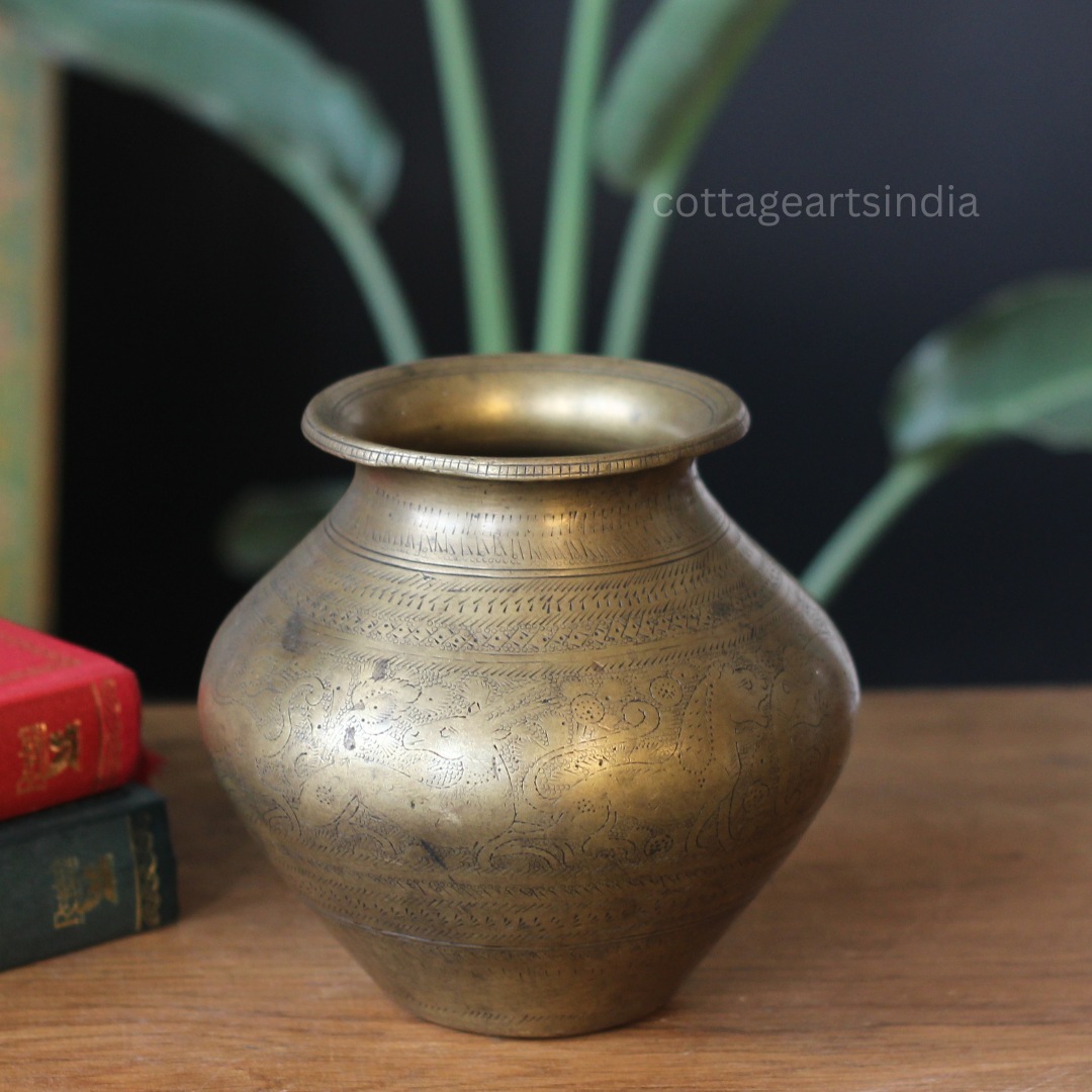 Brass Vintage Pot