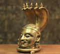 Brass Shiva Mukhlingam With Nagabharanam