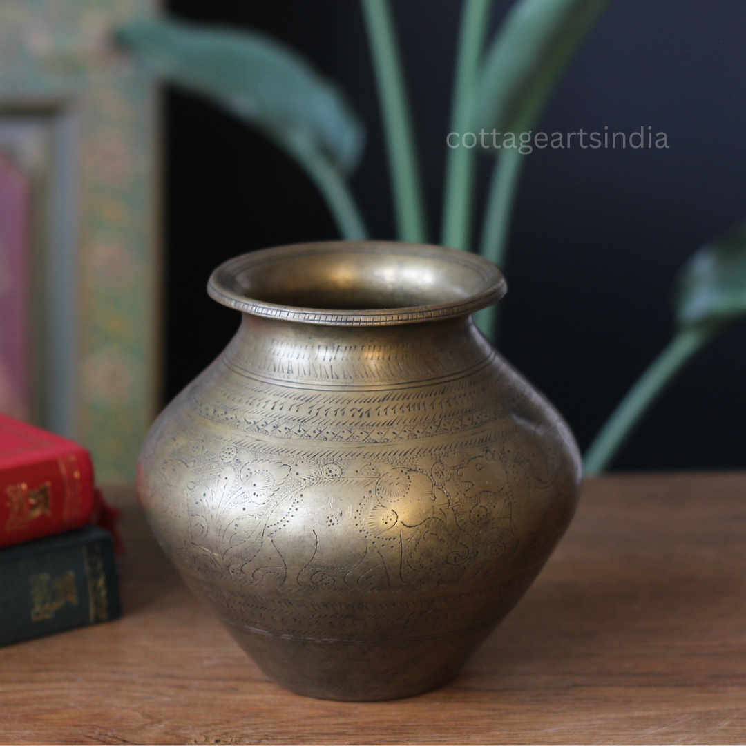 Brass Vintage Pot