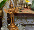 Brass Garuda Standing Vintage Finish 25"
