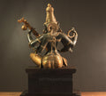 Brass Saraswati Vintage Black