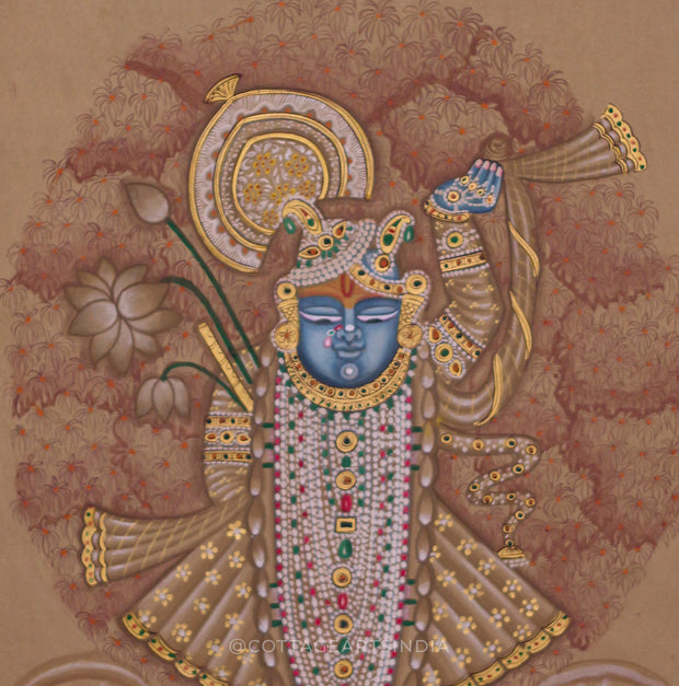 Shreenathji Swaroop Pichwai Painting