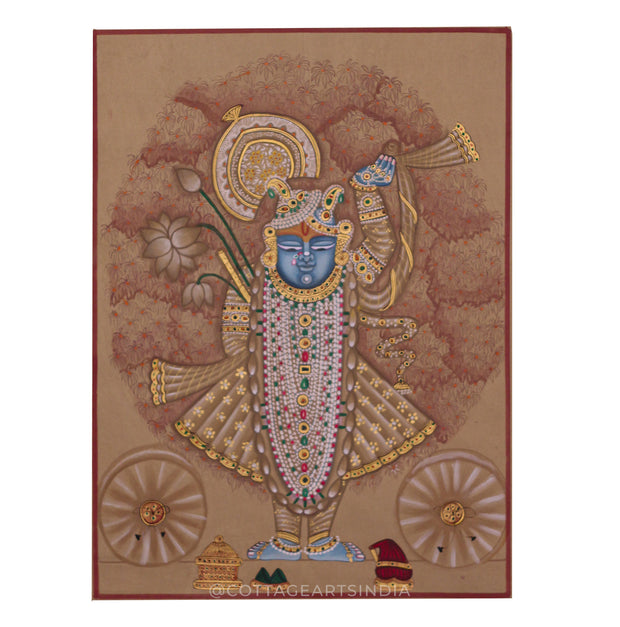 Shreenathji Swaroop Pichwai Painting
