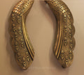 Brass Peacock Door Handles _Pair