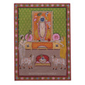 Shrinathji Pichwai Painting with Devotees and Cows