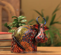 Wooden Cow Embossed Painting