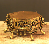 Brass and Copper Tribal Art Chowki