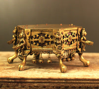 Brass and Copper Tribal Art Chowki