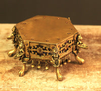 Brass and Copper Tribal Art Chowki