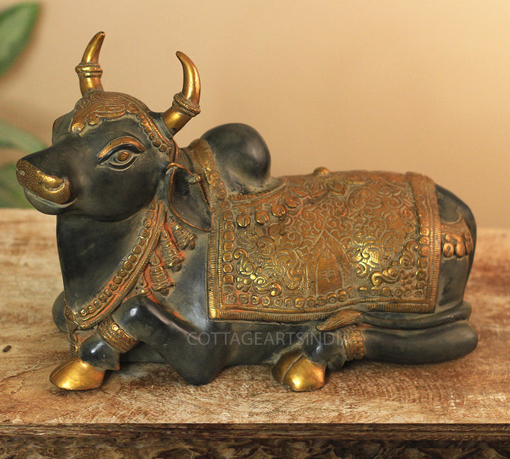Brass Nandi Rustic Black