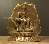 Brass Superfine 4 Face Shiva- Parvati Mukhlingam
