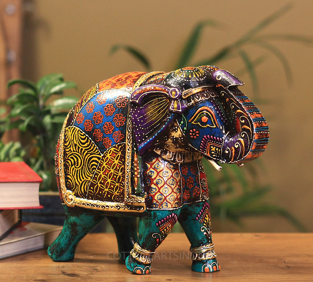 Wooden Elephant 8.5"