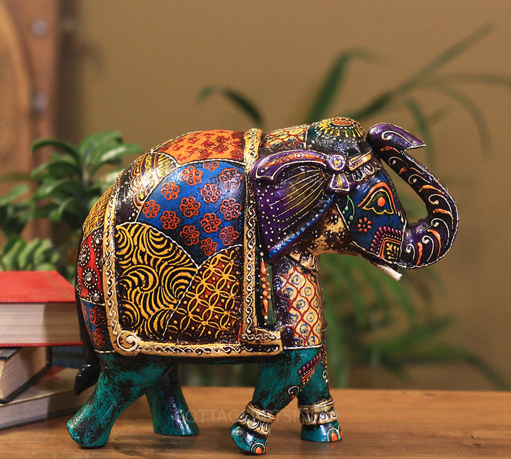 Wooden Elephant 8.5"