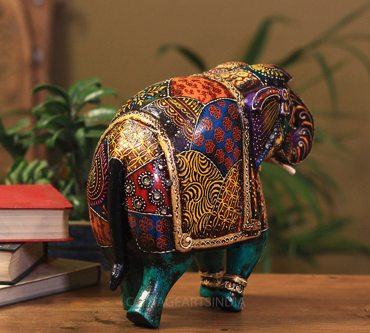 Wooden Elephant 8.5"