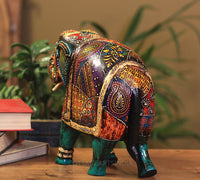 Wooden Elephant 8.5"