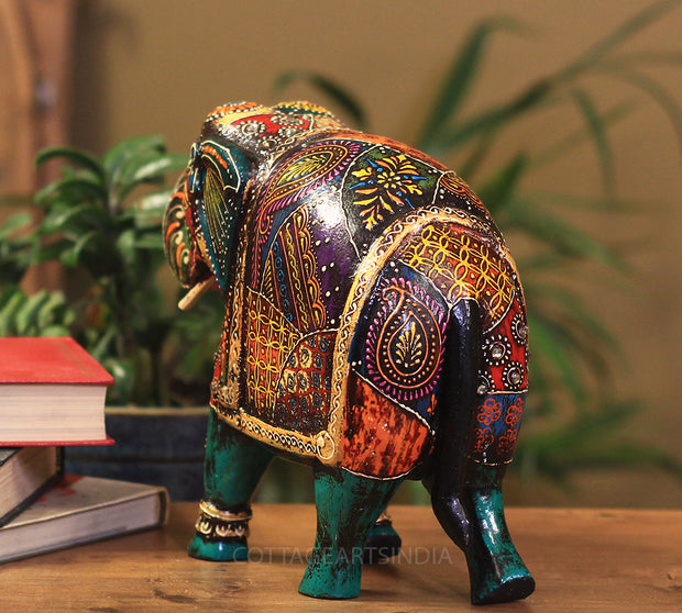 Wooden Elephant 8.5"