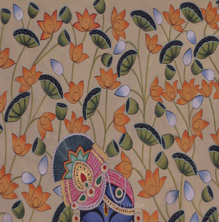 Shrinathji In lotus Field