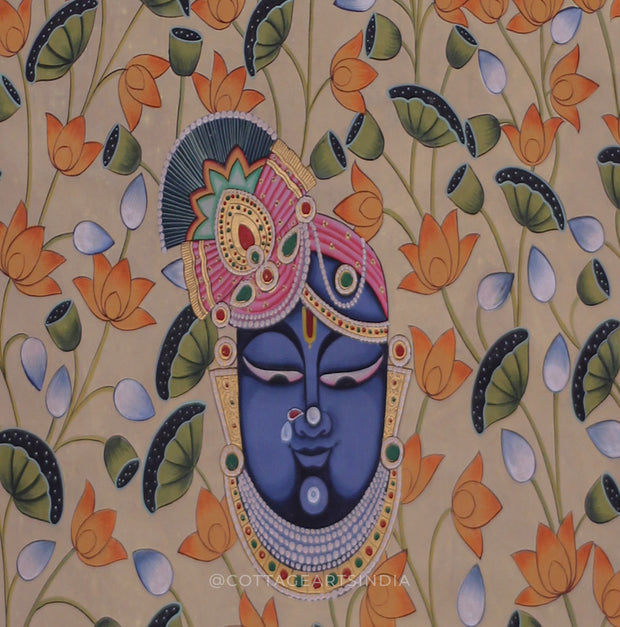 Shrinathji In lotus Field