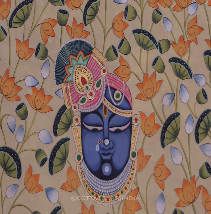 Shrinathji In lotus Field