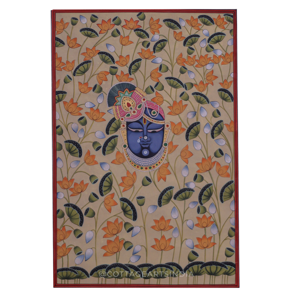 Shrinathji In lotus Field
