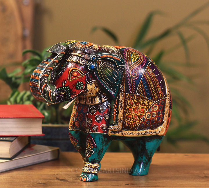 Wooden Elephant 8.5"