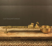 Brass Nandi - Shivling Tribal Art Spoon