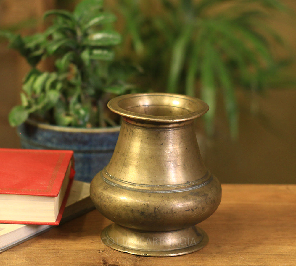 Barss Pot Brass Vintage Pot – CottageArts India
