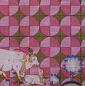 Pichwai Painting Cow and Lotus