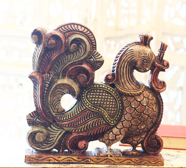Wooden Swan Wall Decor