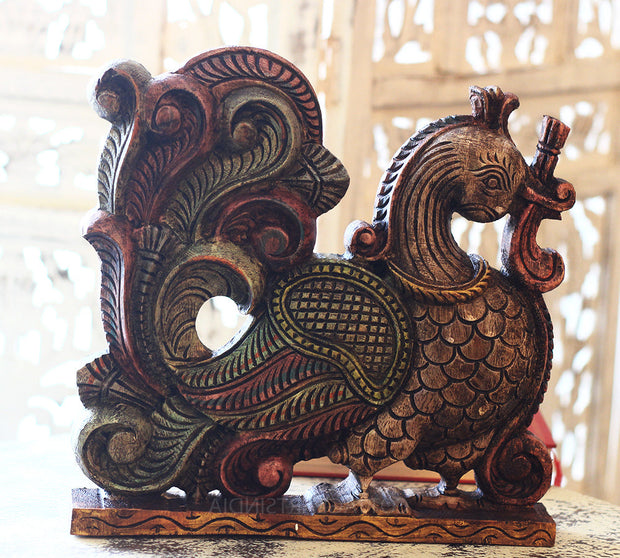 Wooden Swan Wall Decor