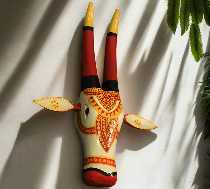 Wooden Bull Head