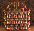 Wrought Iron Painted Toran T- light Holder