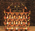 Wrought Iron Painted Toran T- light Holder