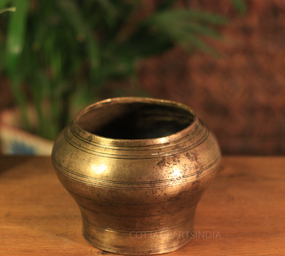 Brass Vintage Pot