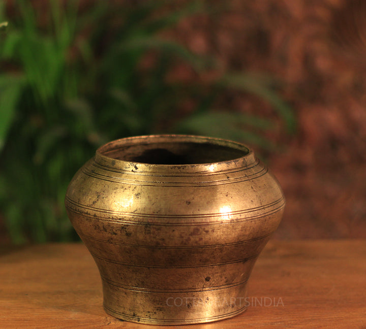 Brass  Vintage Pot