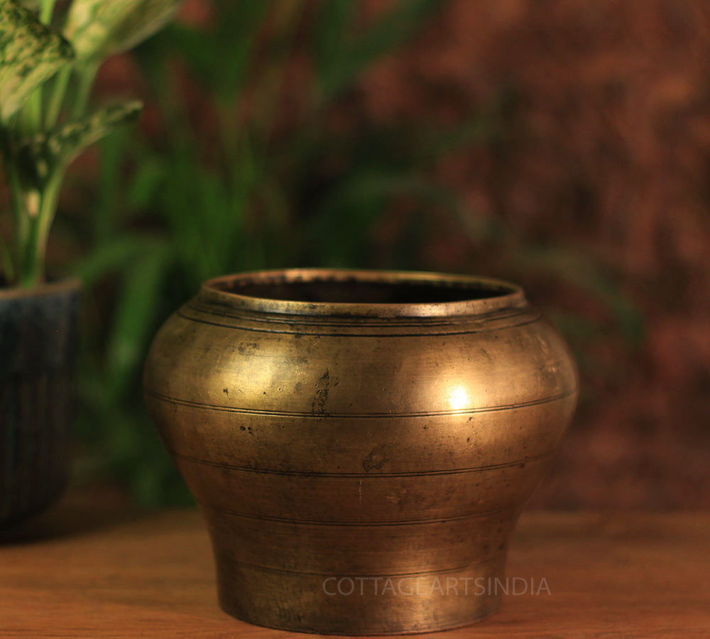 Brass  Vintage Pot