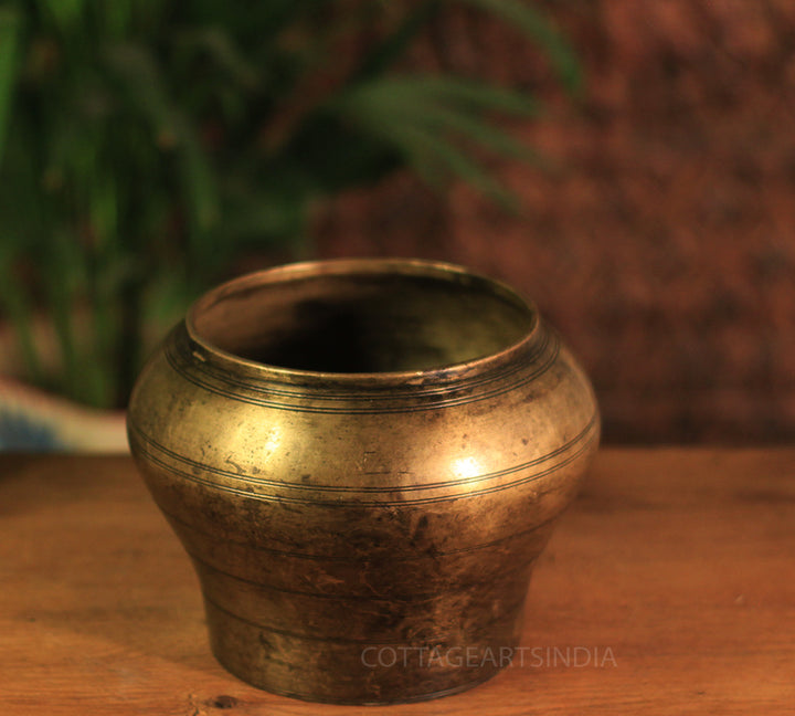 Brass  Vintage Pot