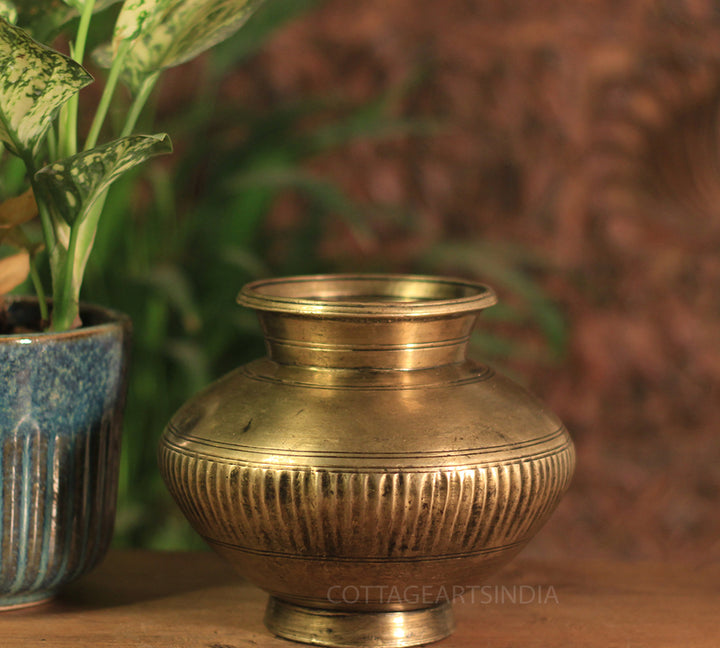 Brass  Vintage Pot