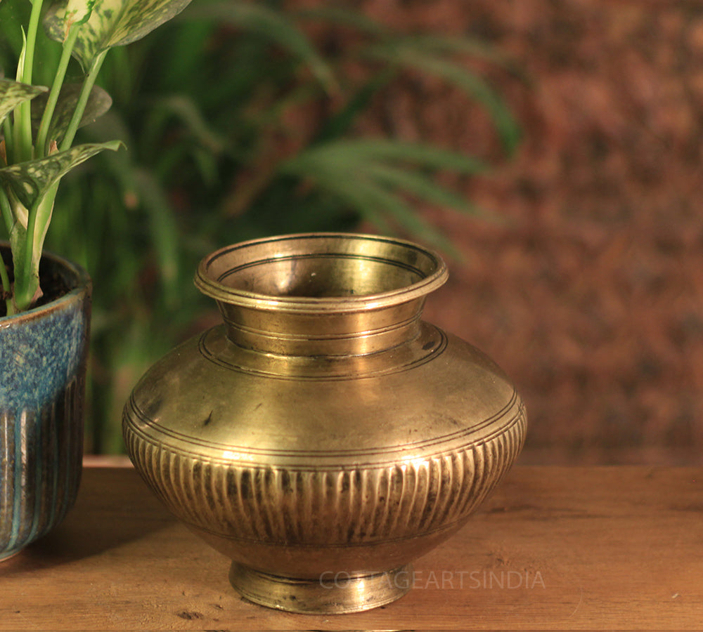 Brass  Vintage Pot