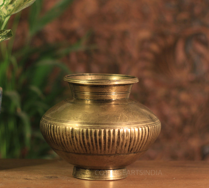 Brass  Vintage Pot