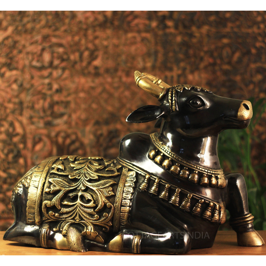 Brass Nandi Carving Work 20"